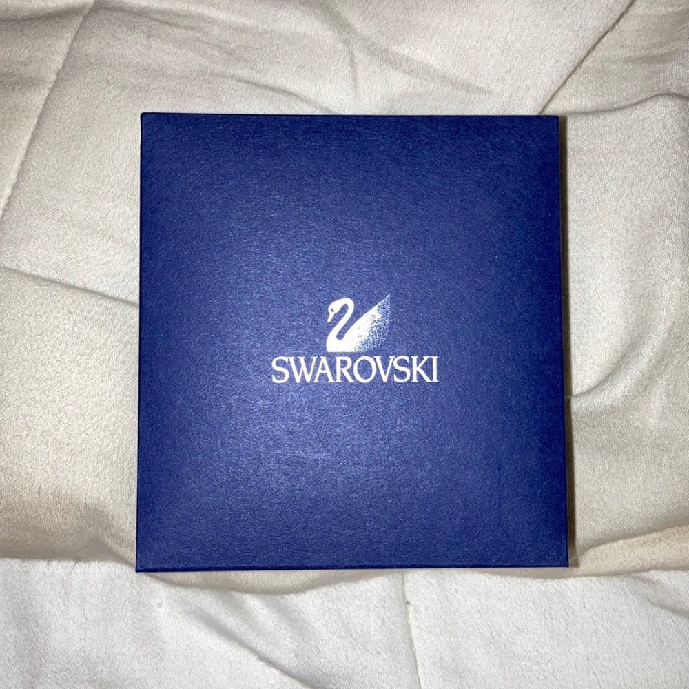 BRAND NEW Swarovski crystal small hoop earrings